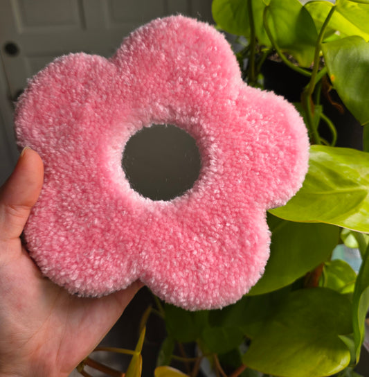 Pink Flower Mirror