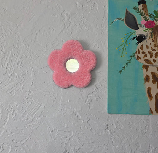 Pink Flower Mirror