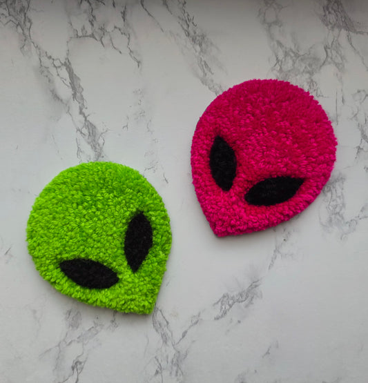 Mug Rug, Alien Face
